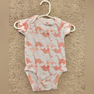 Carter's Pink Dino onsie